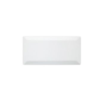 KAKEL METRO VIT BLANK MED FASADE KANTER 10X20CM 0.8M²/KRT