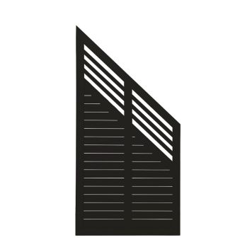 VINDSKYDD PLUS DECORA 90X180/95CM SVART