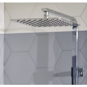 DUSCHDÖRR CAMARGUE SKÄRGÅRD RAK 80CM RÖKFÄRGAD