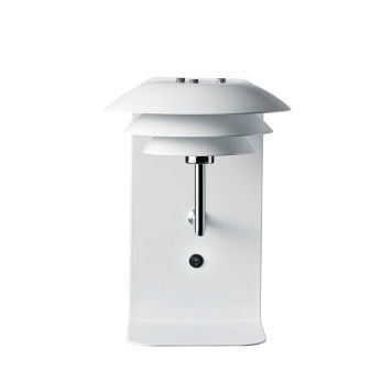 VÄGGLAMPA DYBERG LARSEN DL20 USB-HYLLA Ø20 CM VIT