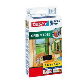 INSEKTSNÄT TESA FÖNSTER SVART 130X150CM