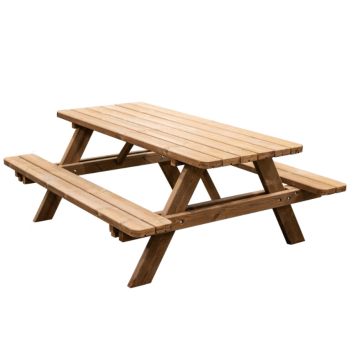 TRÄDGÅRDSMÖBEL HORTUS BORD/BÄNKSET 177X158X70M TRÄ