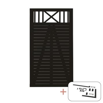 GRIND PLUS NOSTALGI 100X180CM SVART