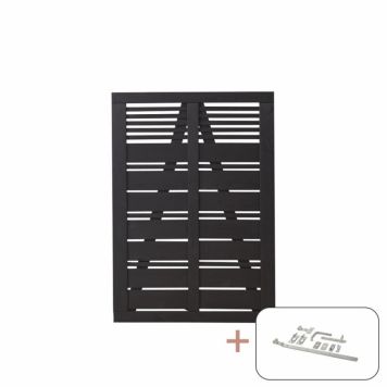 GRIND PLUS SILENCE 100X140CM SVART