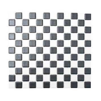 MOSAIK ANTISLIP SCHACK SVART/VIT 30X32,6CM PRIS PER ARK