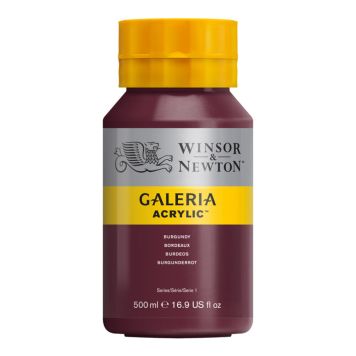 AKRYLFÄRG W&N GALERIA NR 075 VINRÖD 500ML