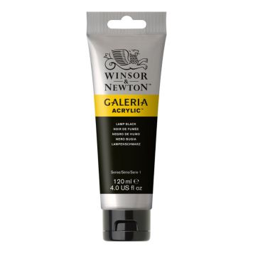 AKRYLFÄRG W&N GALERIA NR 337 SVART 120ML