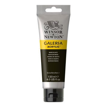 AKRYLFÄRG W&N GALERIA NR 38 SVART 120ML