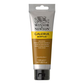 AKRYLFÄRG W&N GALERIA NR 552 RÅ SIENNA 120ML