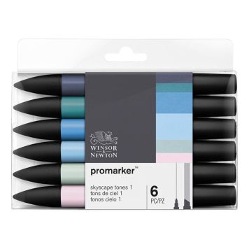 MÄRKPENNOR WINSOR & NEWTON PROMARKER SKYSCRAPE 6-PACK