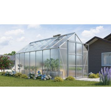 VÄXTHUS VITAVIA URANUS 11500 MED SOCKEL ALU/POLY 11,5M²