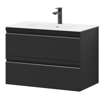 KOMMODPAKET CAMARGUE ANIKA SVART 80CM