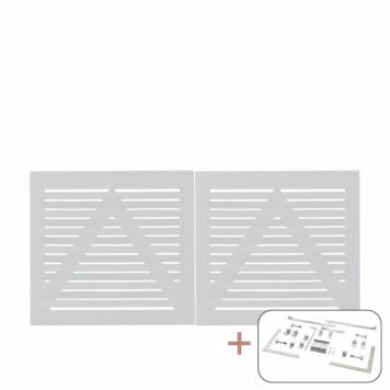 DUBBELGRIND PLUS OSAKA 200X93CM VIT