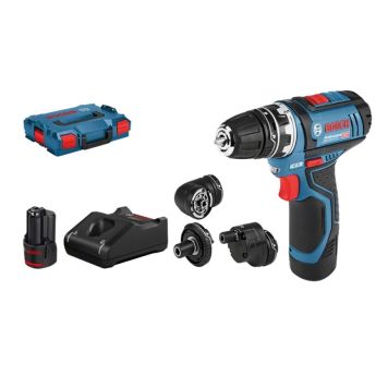 SKRUVDRAGARE BOSCH PROFESSIONAL GSR 12V-15 FC 12V 2X2,0AH