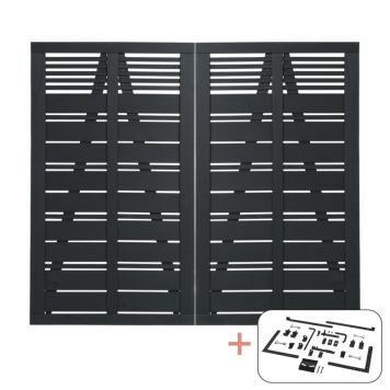 DUBELLGRIND PLUS SILENCE 200X170CM SVART                                    