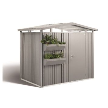 BLOMLÅDA BIOHORT FLORABOARD 25X85CM KVARTSGRÅ 2-PACK 