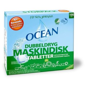 MASKINDISKMEDEL OCEAN DUBBELDRYG 100 ST
