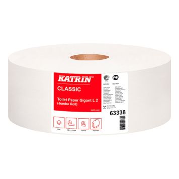 TOALETTPAPPER KATRIN CLASSIC GIGANT LARGE 2-LAGER