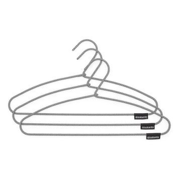 GALGE BRABANTIA SOFT TOUCH SVART/VIT 3-PACK  