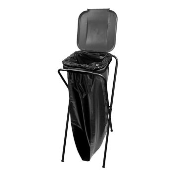 SÄCKHÅLLARE RÖRETS SINGEL 82X40CM SVART  