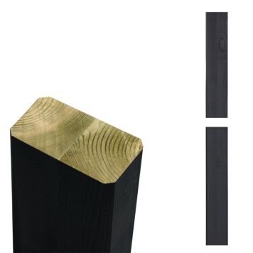 LIMTRÄSTOLPE PLUS 4.5X9X179CM SVART