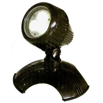 DAMMBELYSNING PONDTEAM LED SPOT POWER 1*3 W PLAST