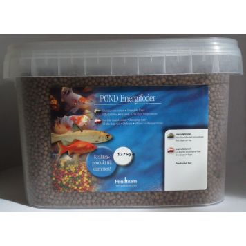 FISKFODER PONDTEAM ENERGIFODER VINTER/VÅR 1275 G 
