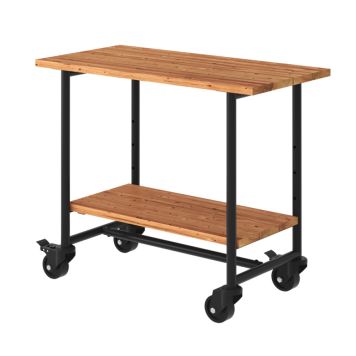 GRILLBORD PLUS URBAN MED 1 HYLLA 100X50X90CM BRUN