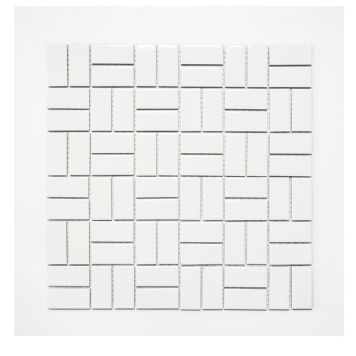 MOSAIK WINDMILL VIT BLANK 30X30CM PRIS PER ARK