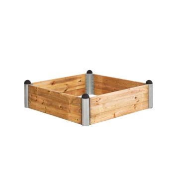 PLANTERINGSLÅDA PLUS PIPE 140X140X36CM OBEHANDLAD