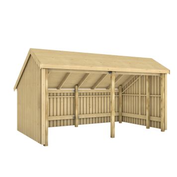 FÖRRÅD PLUS ÖPPEN OBEHANDLAD 432X248X250CM 10,5M²