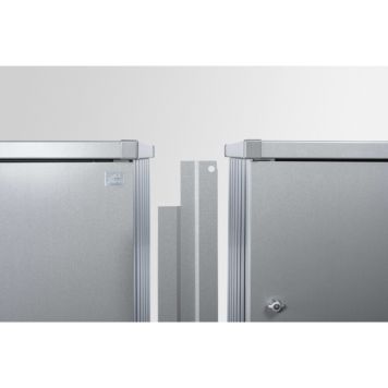 ANSLUTNINGSELEMENT BIOHORT ALEX METALLIC SILVER 2-PACK