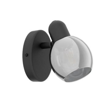 VÄGGLAMPA EGLO POLLICA SVART 