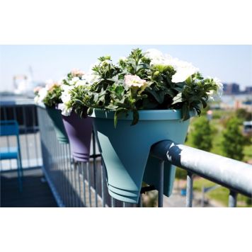 BALKONGKRUKA ELHO CORSICA FLOWER BRIDGE 30CM ANTRACIT