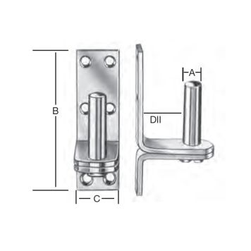 HAKE FÖR PÅSKRUVNING 13MM