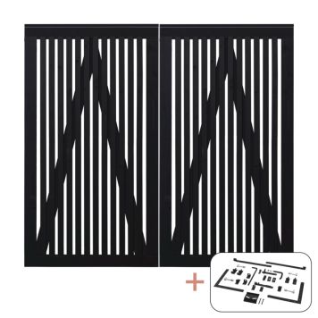 DUBBELGRIND PLUS SENDAI 200X180CM SVART                            