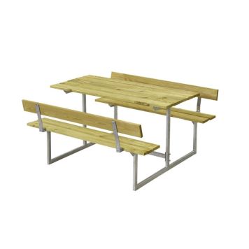 TRÄDGÅRDSMÖBEL PLUS BORD/BÄNKSET BASIC 2 RYGGSTÖD FÖR BARN 