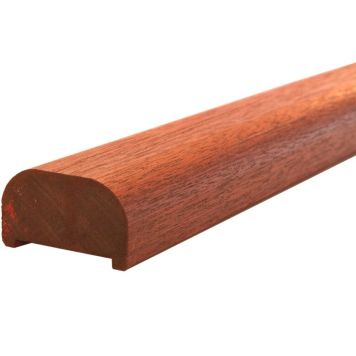 LEDSTÅNG PLUS 45°HÖGER 6X3,6X197CM MAHOGNY