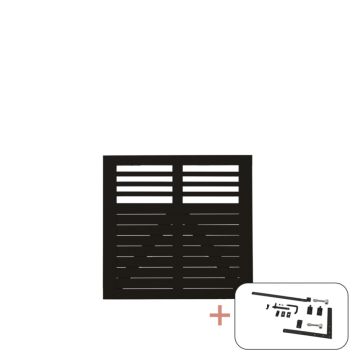 GRIND PLUS DECORA 100X95CM SVART