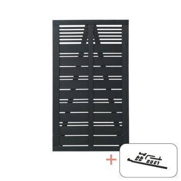 GRIND PLUS SILENCE 100X170CM SVART                             