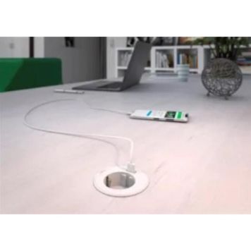 BORDSENHET SCHNEIDER ELECTRIC MINI 6CM USB-A VIT