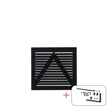 GRIND PLUS OSAKA 100X93CM SVART                              