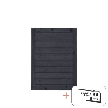 GRIND PLUS KLINK 100X125CM SVART