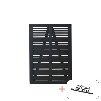 GRIND PLUS SILENCE 100X140CM SVART                                