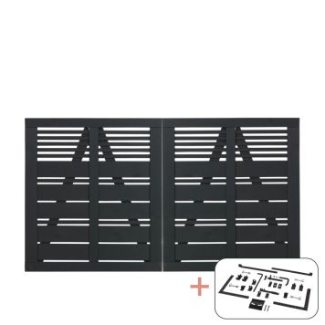 DUBELLGRIND PLUS SILENCE 200X110CM SVART                               