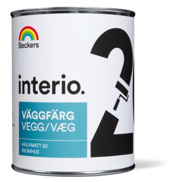 VÄGGFÄRG BECKERS INTERIO HALVMATT ANTIKVIT 502 1L