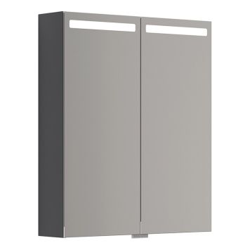 SPEGELSKÅP SCANBAD TOP MED BELYSNING 60CM