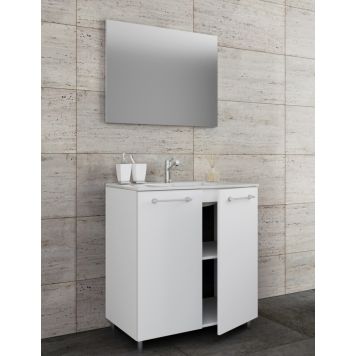 BADRUMSMÖBEL VCM BADINOS M SPEGEL 80CM