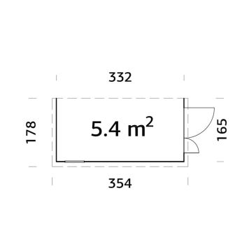 VÄGGFÖRRÅD PALMAKO MIA 5,4M² 