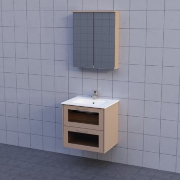 BADRUMSMÖBEL CAMARGUE AURA 2 LÅDOR 60CM